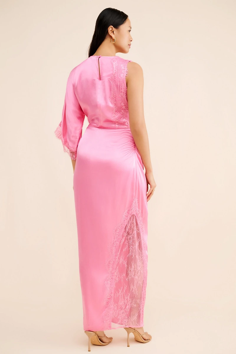 Suboo Nicky Asymmetric Sleeve Maxi Dress