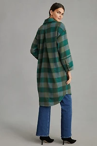 Pilcro Plaid Duster Shacket