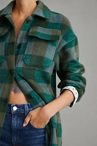 Pilcro Plaid Duster Shacket