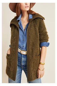 Bethenny Zip-Front Cardigan