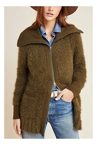 Bethenny Zip-Front Cardigan