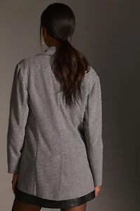 Bagatelle Pattern Button Front Blazer