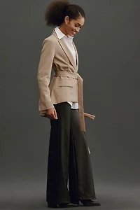 Maeve Pleated-Back Blazer