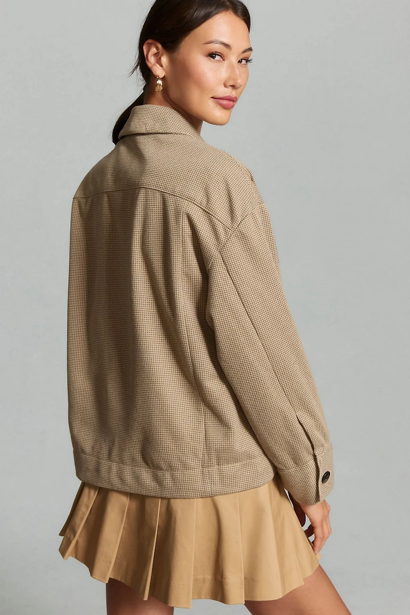 Maeve Knit Trucker Jacket