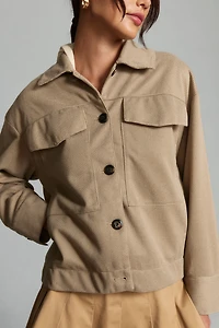 Maeve Knit Trucker Jacket