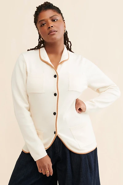 FRENCHMAUVE Amy Knit Cardigan