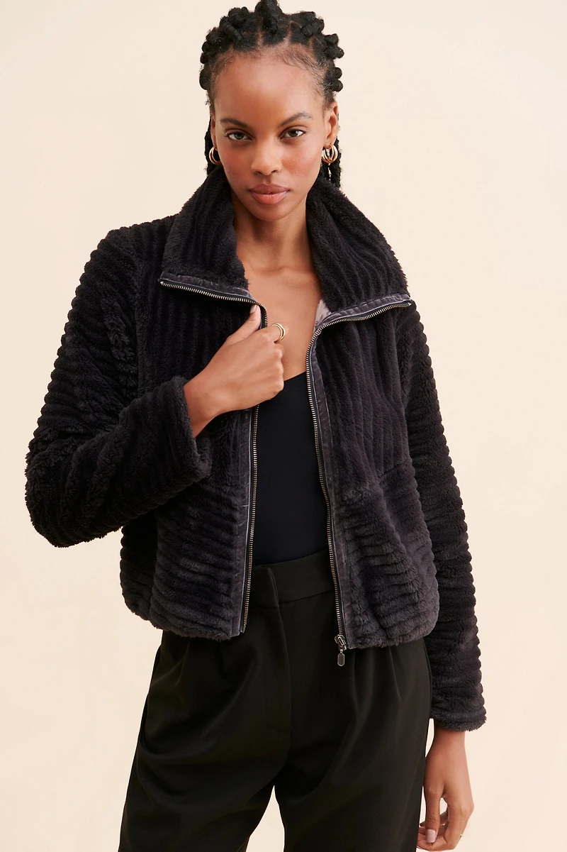 Natasha Faux-Fur Jacket