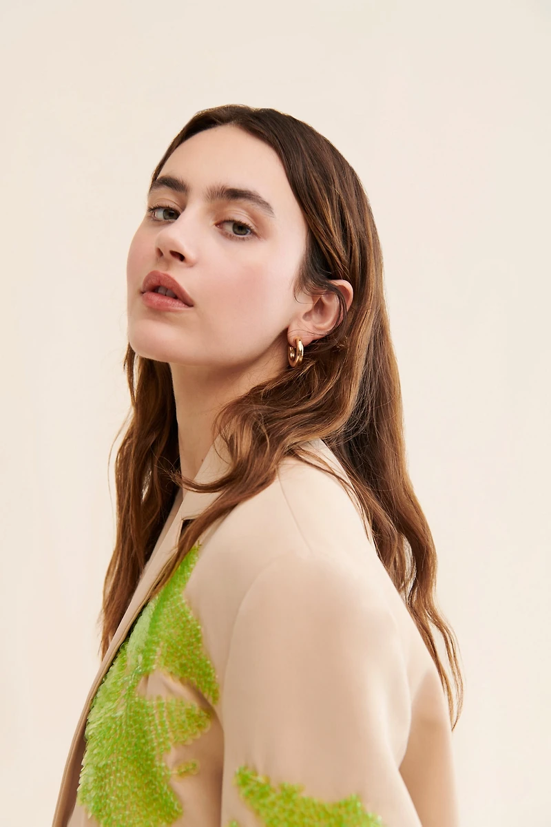 Dhruv Kapoor Oversized Sequin Blazer