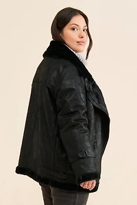 Hutch Rhys Sherpa Moto Jacket