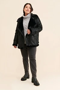 Hutch Rhys Sherpa Moto Jacket