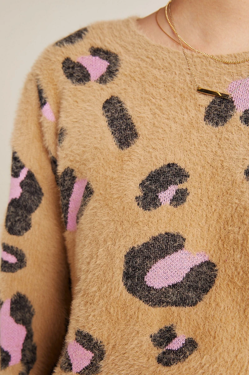 Dolan Nina Leopard Sweater