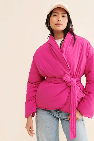 Maeve Crop Cocoon Puffer Jacket