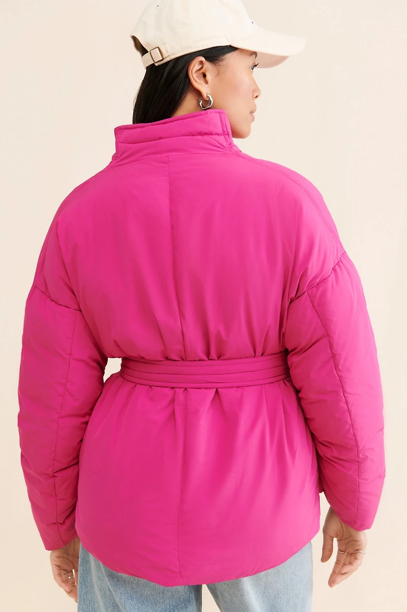 Maeve Crop Cocoon Puffer Jacket