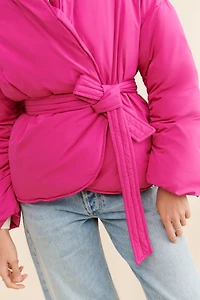 Maeve Crop Cocoon Puffer Jacket