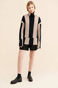 Avantlook Stripe Turtleneck Pullover
