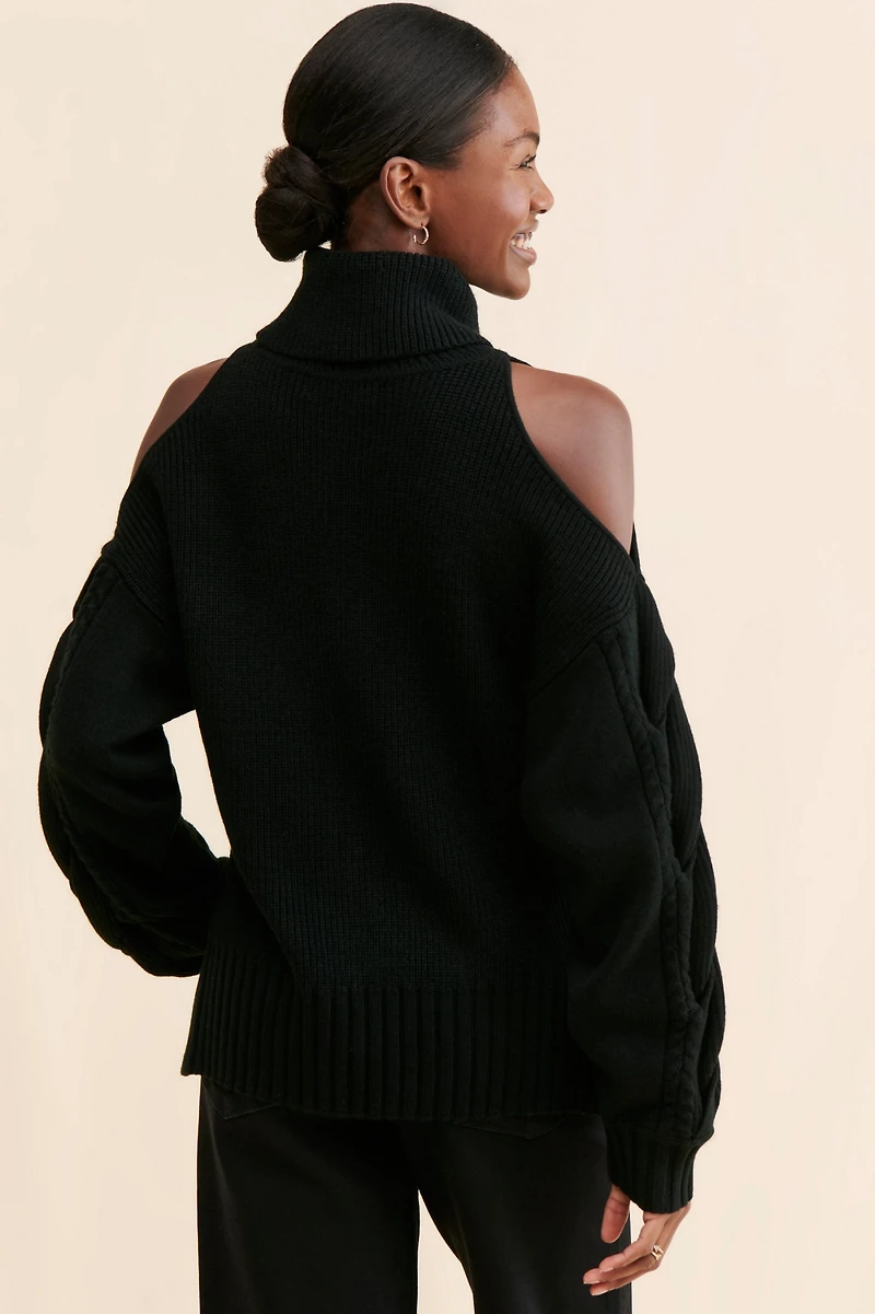 ASTR the Label Ariella Cut Out Sweater