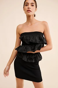 Endless Rose Knit Ruffle Mini Dress