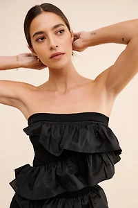 Endless Rose Knit Ruffle Mini Dress