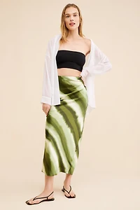 4th & Reckless Willow Satin Skirt