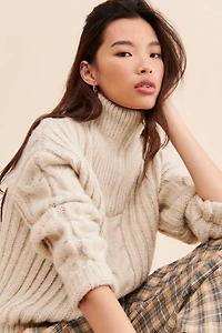 Little Lies Half Zip Sweater