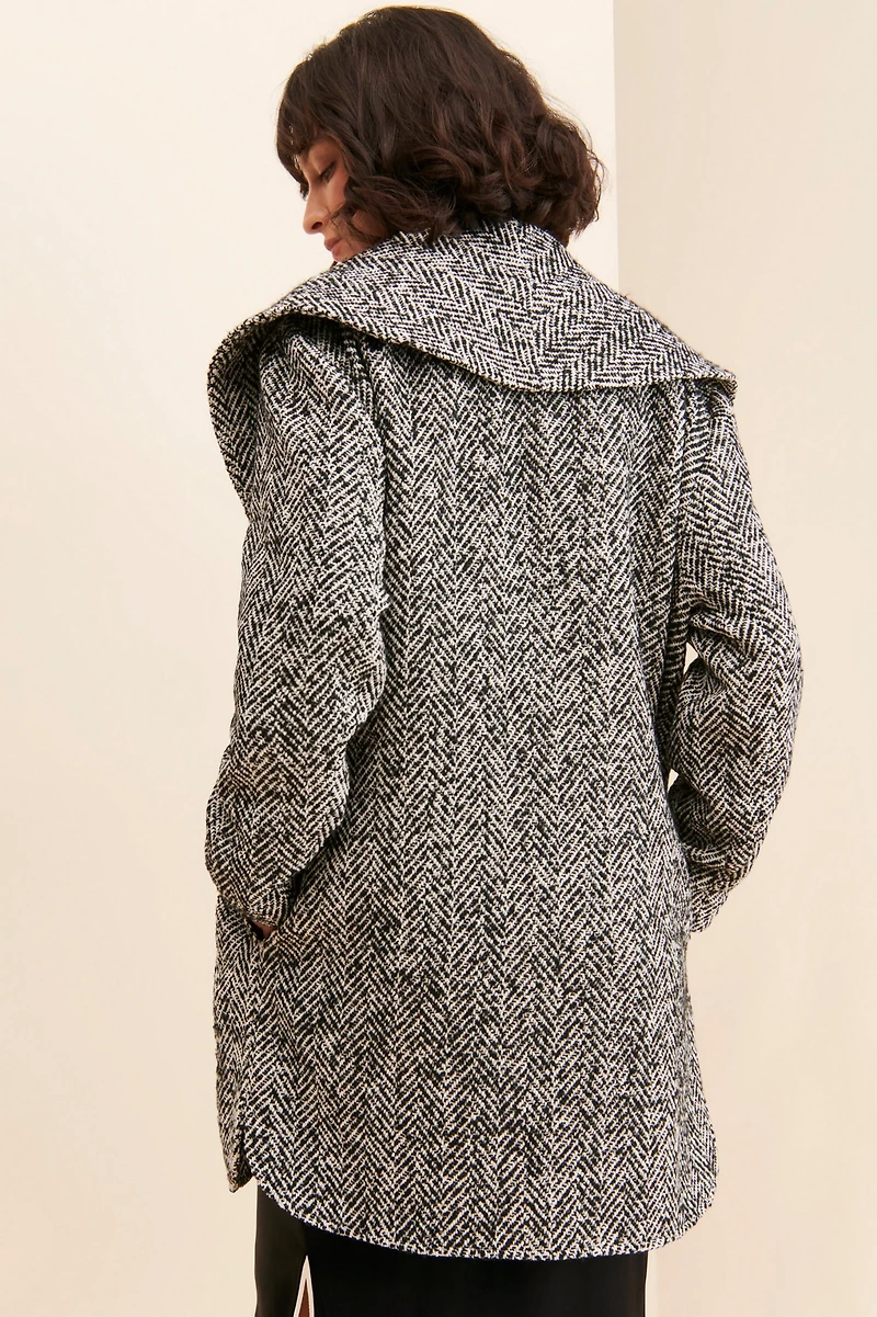 BB Dakota Zoey Herringbone Coat