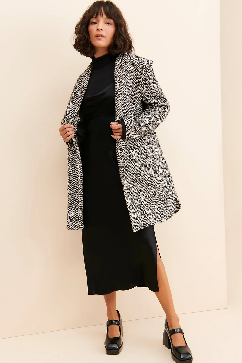 BB Dakota Zoey Herringbone Coat