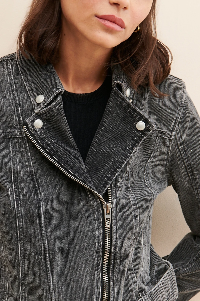 [BLANKNYC] Keep It Simple Corduroy Moto