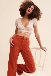 ASKK Pintuck Corduroy Trousers