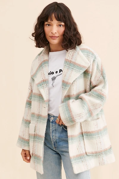 Elsa Plaid Coat