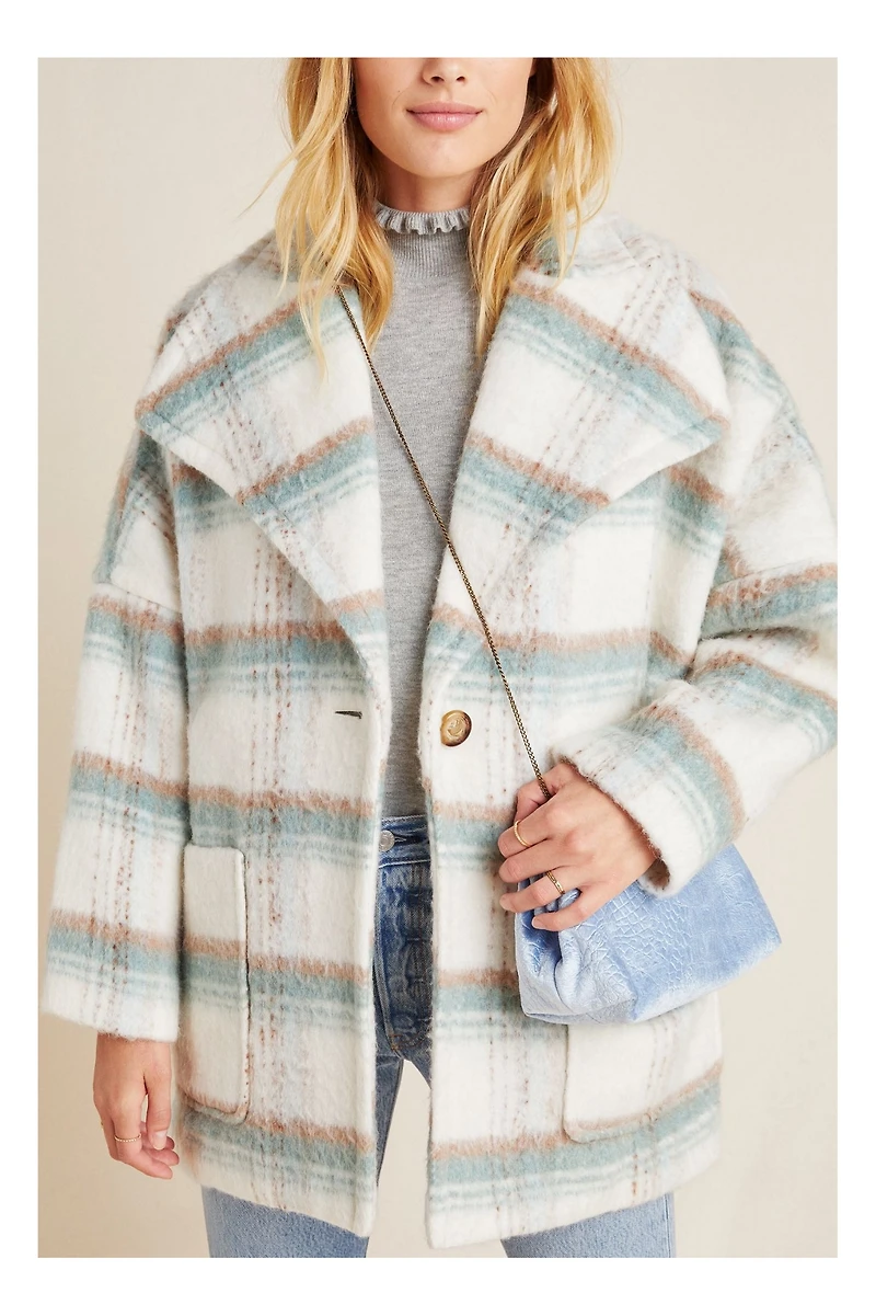 Elsa Plaid Coat