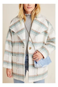 Elsa Plaid Coat