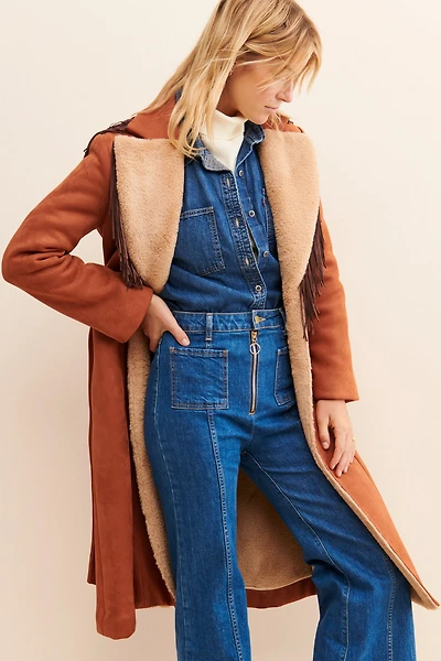Hutch Daisy Fringe Coat