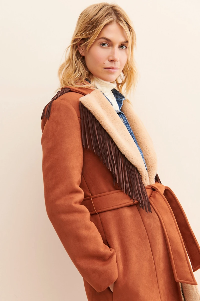 Hutch Daisy Fringe Coat