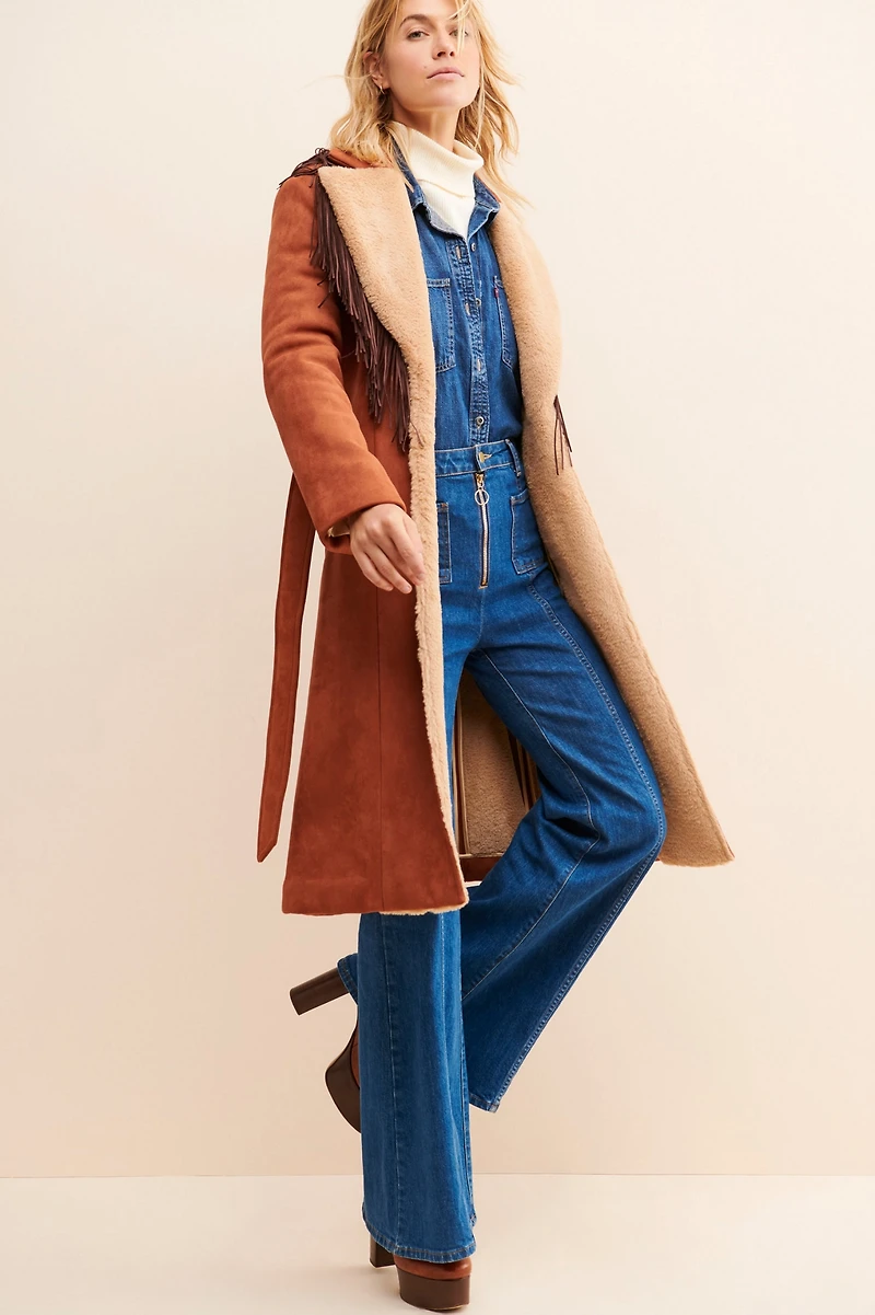 Hutch Daisy Fringe Coat