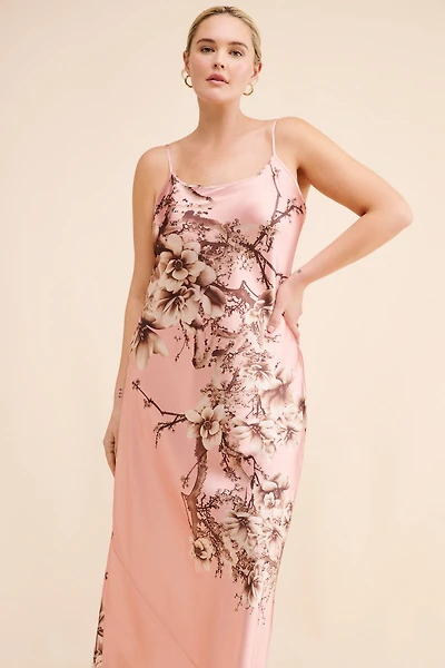 [BLANKNYC] Harlow Satin Slip Dress