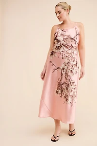 [BLANKNYC] Harlow Satin Slip Dress