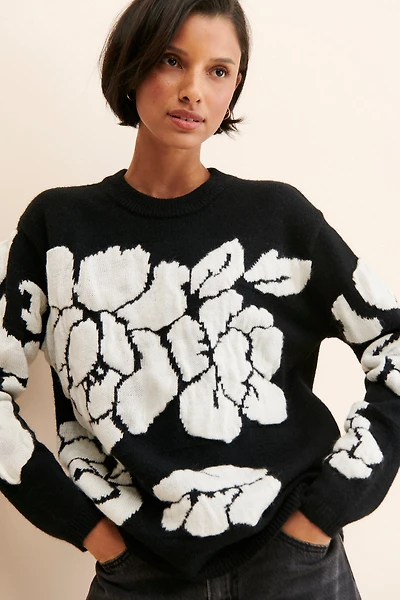 Ciebon Emilia Printed Sweater