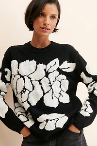 Ciebon Emilia Printed Sweater