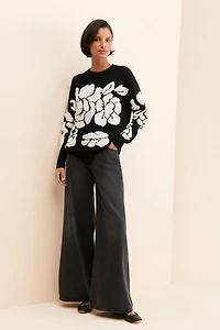 Ciebon Emilia Printed Sweater