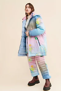 Cynthia Rowley Printed Puffer Jacket