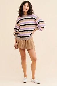 Striped Ribbed Sweater