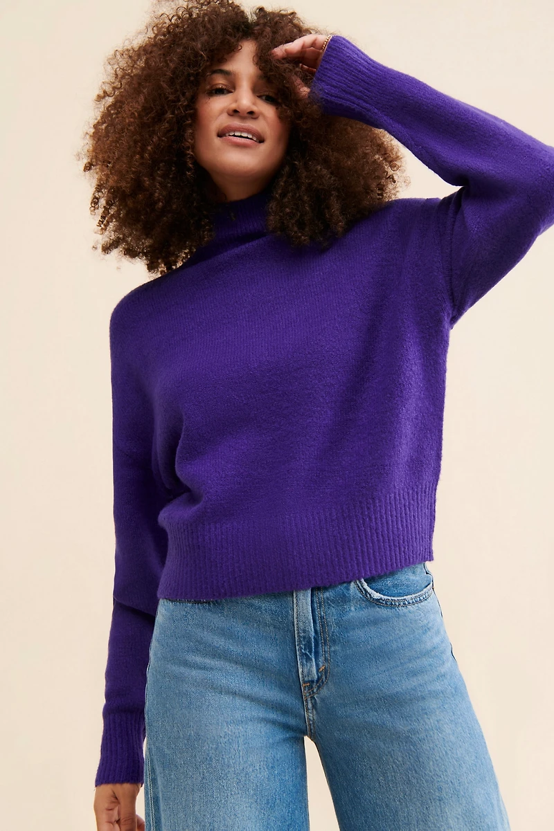 RD Style Pullover Turtleneck Sweater