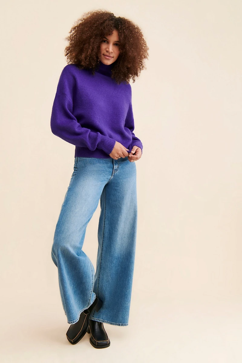 RD Style Pullover Turtleneck Sweater