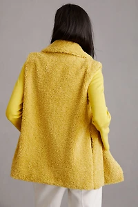 Faux Fur Lapel Vest