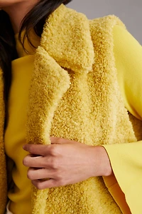 Faux Fur Lapel Vest