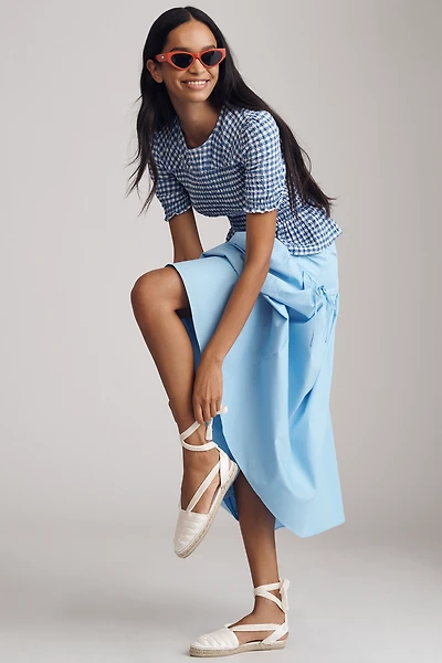 Castañer Kimita Tie-Up Espadrille Flats
