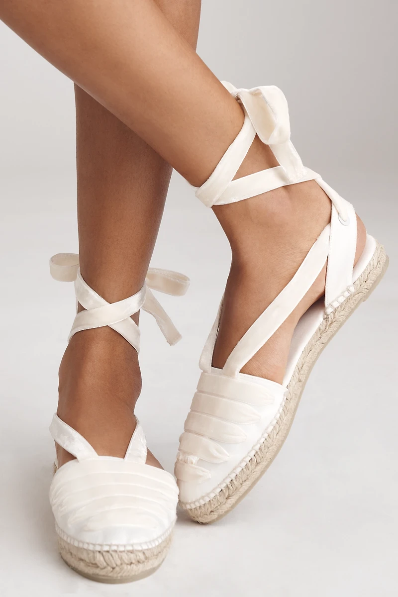 Castañer Kimita Tie-Up Espadrille Flats