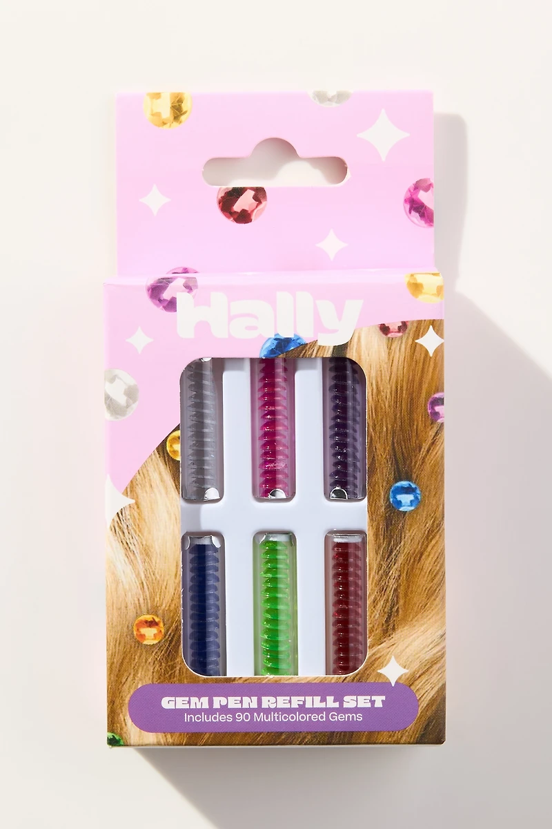 Hally Gem Pen Hair Gem Refill Set 