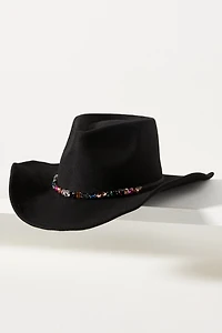 San Diego Hat Co. Gemstone-Trim Wool Rancher