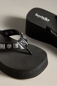 Seychelles Skyscraper Platform Thong Sandals